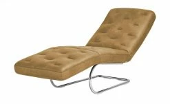 W.SCHILLIG Relaxliege Leder Sweet Dreams | 65|cm Kurkumagelb