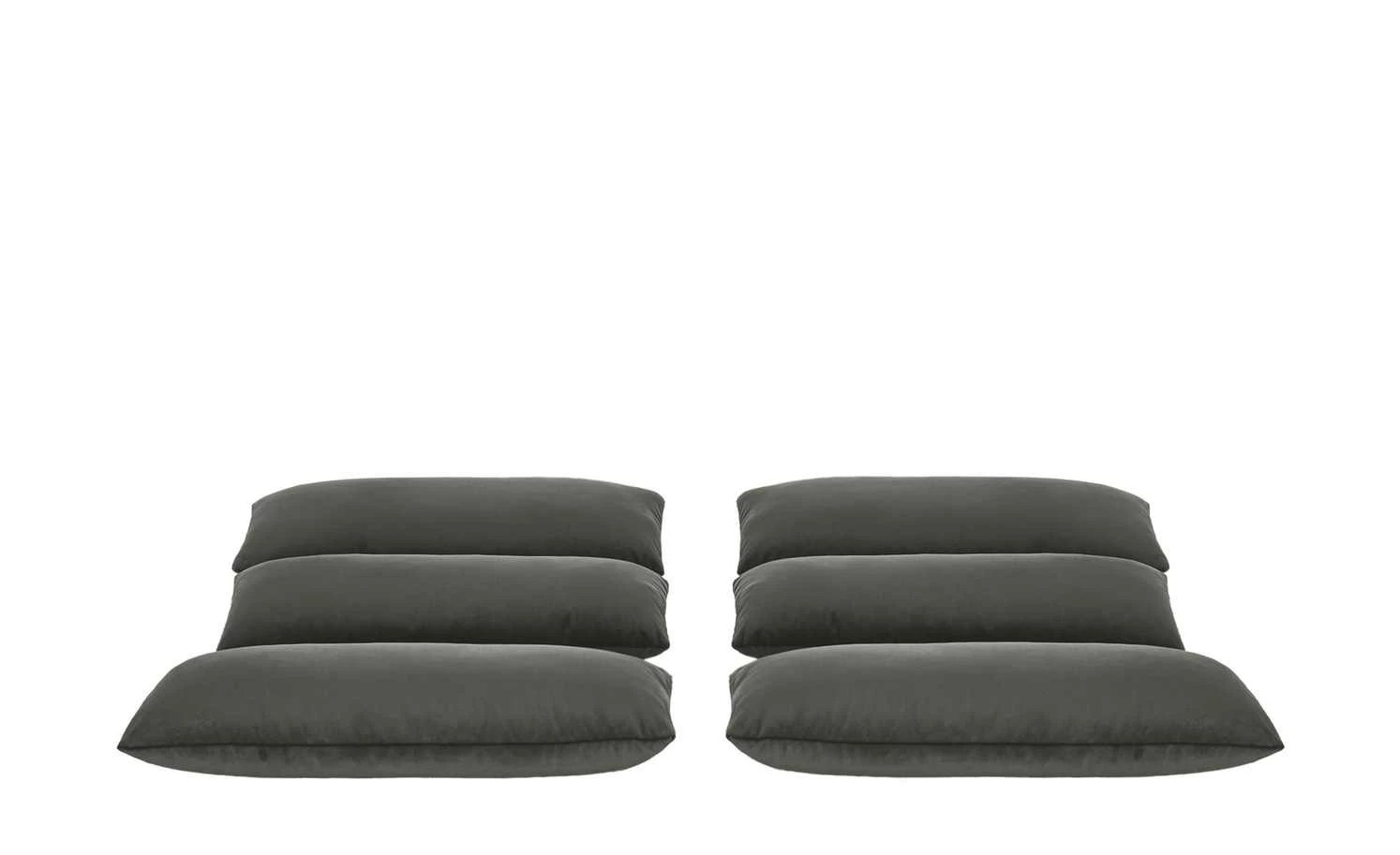 uno Nierenkissensatz 6-teilig Origo | Anthrazit 5 uno Nierenkissensatz 6-teilig Origo | Anthrazit – Bild 3