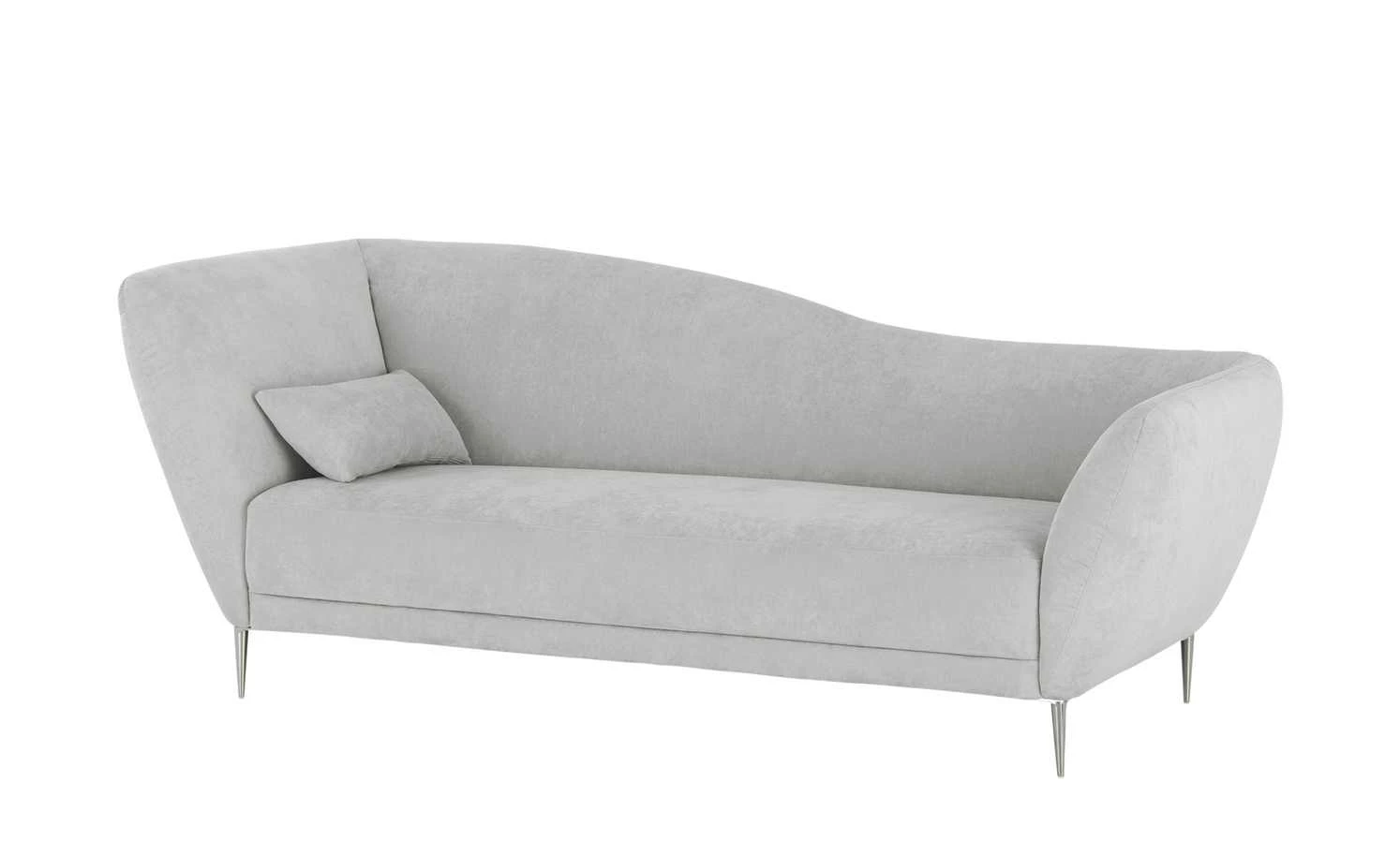 Gallery M Recamiere Vittoria | Silbergrau links 5 Gallery M Recamiere Vittoria | Silbergrau links – Bild 3