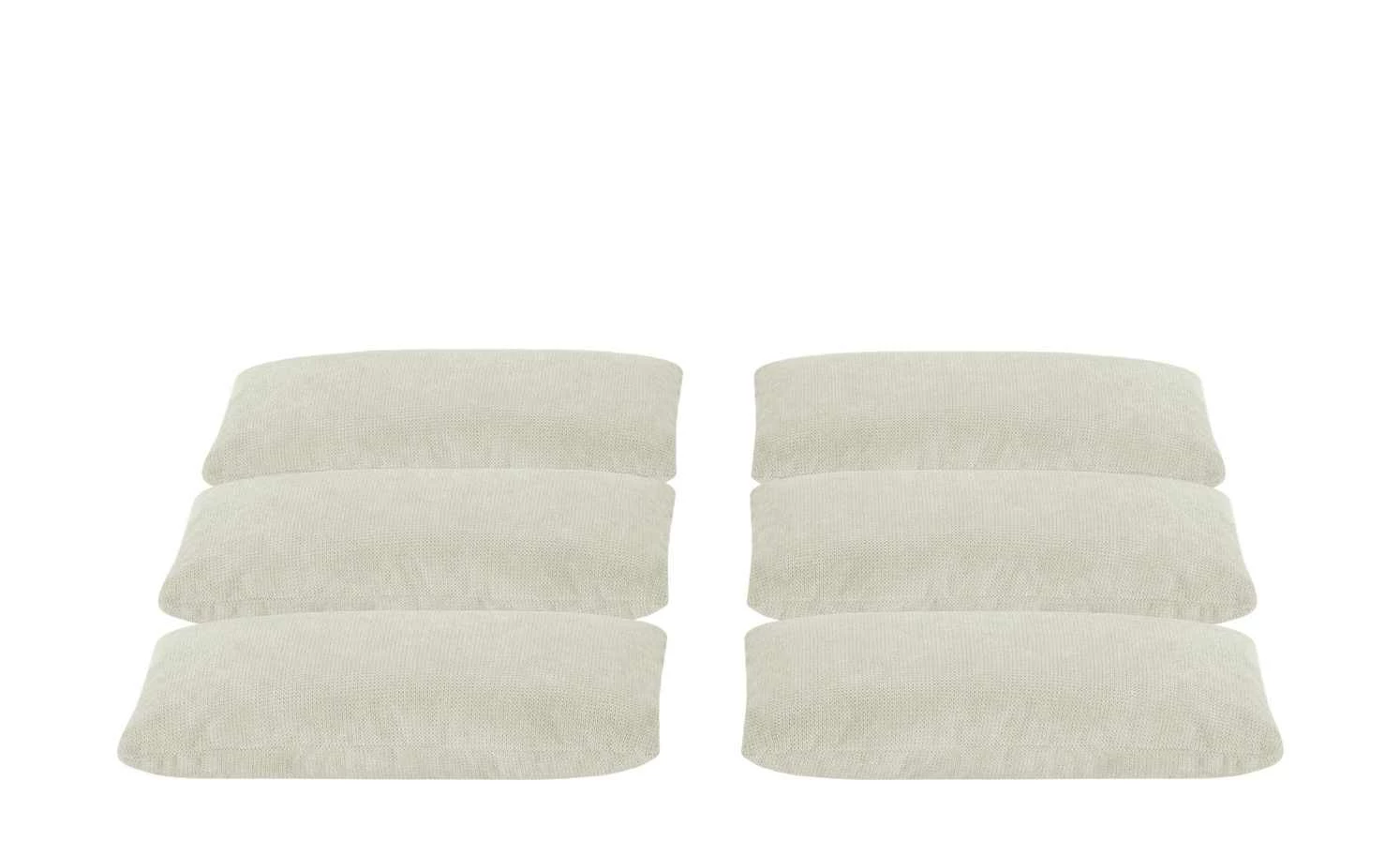 uno Kissenset, 6-teilig Elias II | Creme 4 uno Kissenset, 6-teilig Elias II | Creme – Bild 2