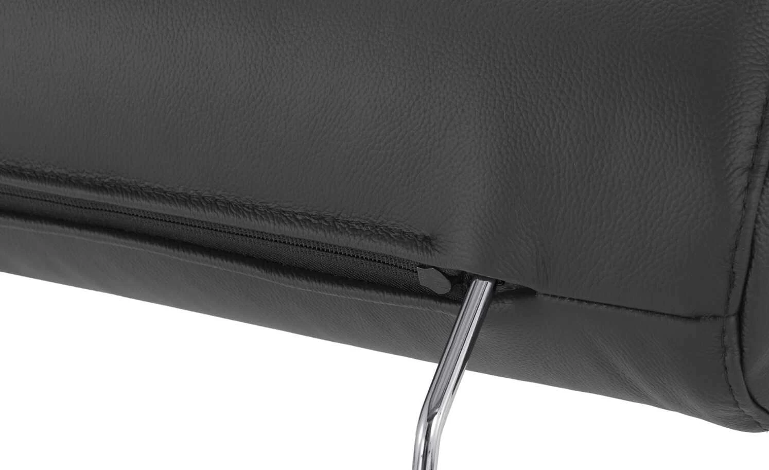 smart Kopfstütze Melodie | Grau Leder 6 smart Kopfstütze Melodie | Grau Leder – Bild 4