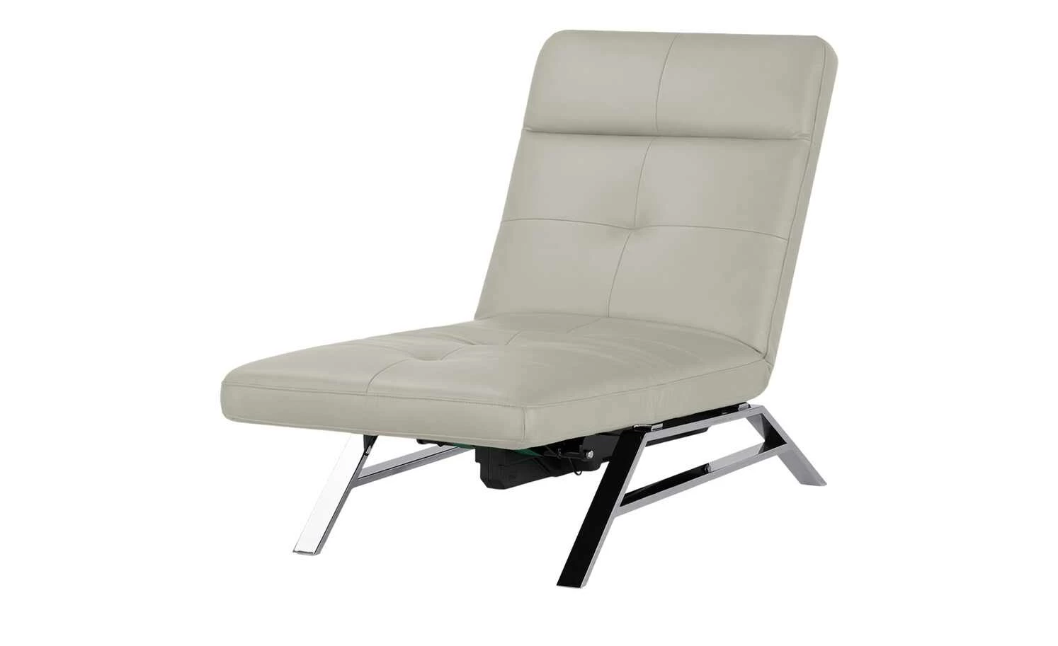 Relaxliege aus Leder Riva | Light Grey (Hellgrau) 5 Relaxliege aus Leder Riva | Light Grey (Hellgrau) – Bild 3