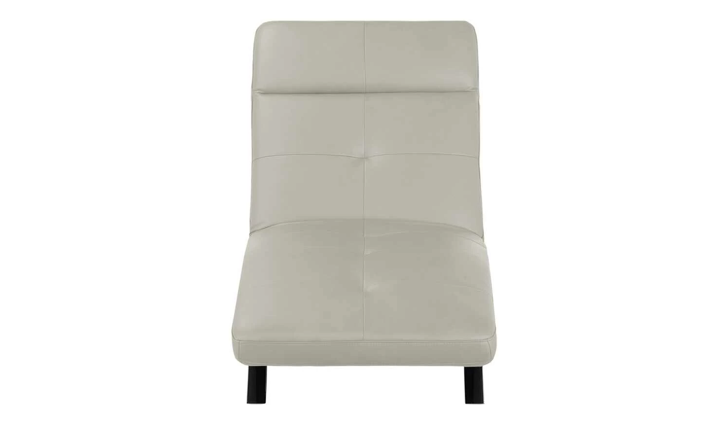 Relaxliege aus Leder Riva | Light Grey (Hellgrau) 7 Relaxliege aus Leder Riva | Light Grey (Hellgrau) – Bild 5