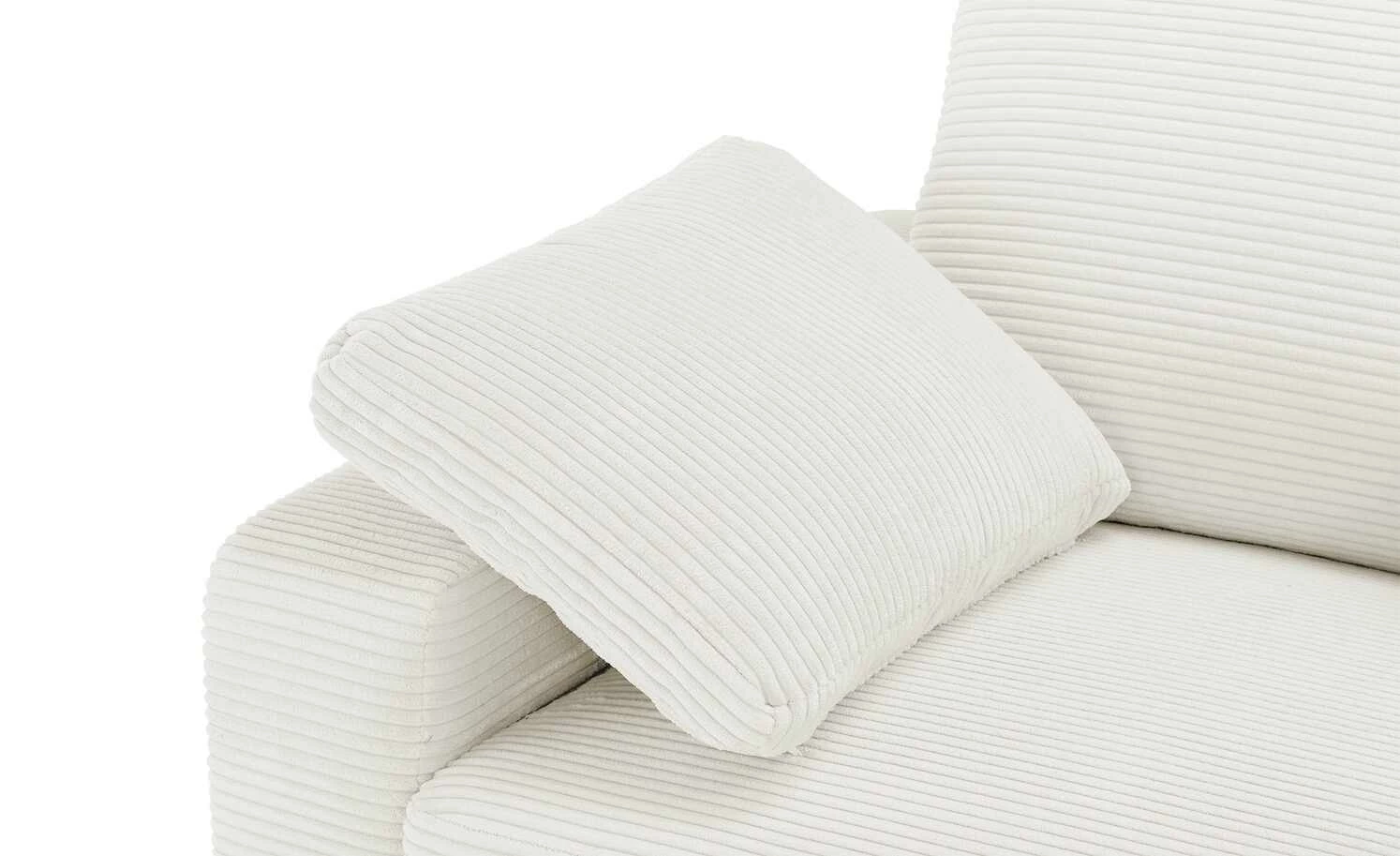 VIVA Armkissen aus Cord Capa | Snow (Weiß) 4 VIVA Armkissen aus Cord Capa | Snow (Weiß) – Bild 2