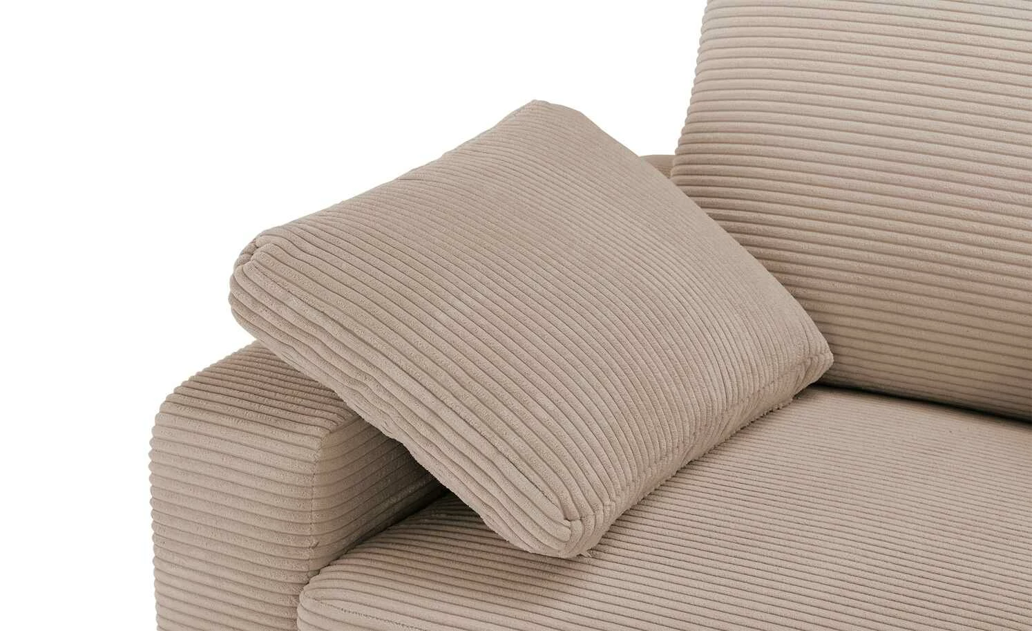 VIVA Armkissen aus Cord Capa | Taupe (Hellbraun) 5 VIVA Armkissen aus Cord Capa | Taupe (Hellbraun) – Bild 3