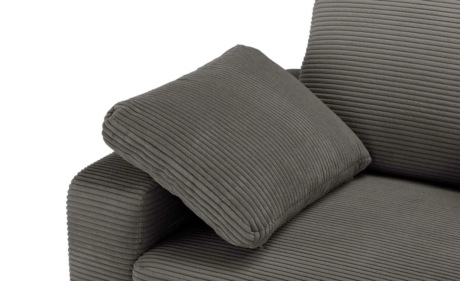 VIVA Armkissen aus Cord Capa | Dark Grey (Dunkelgrau) 6 VIVA Armkissen aus Cord Capa | Dark Grey (Dunkelgrau) – Bild 4