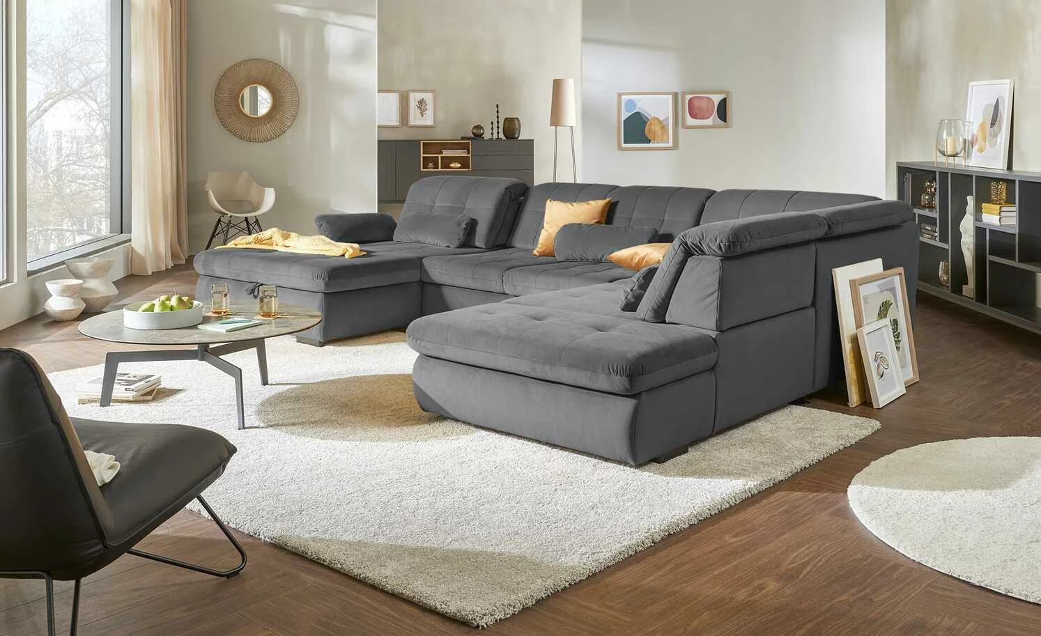 Lounge Collection Nierenkissen Spencer | Anthrazit 3 Lounge Collection Nierenkissen Spencer | Anthrazit
