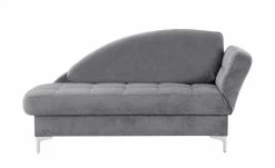 Liege Greta | Grau (Dunkelgrau) rechts Rückenkissen Uni