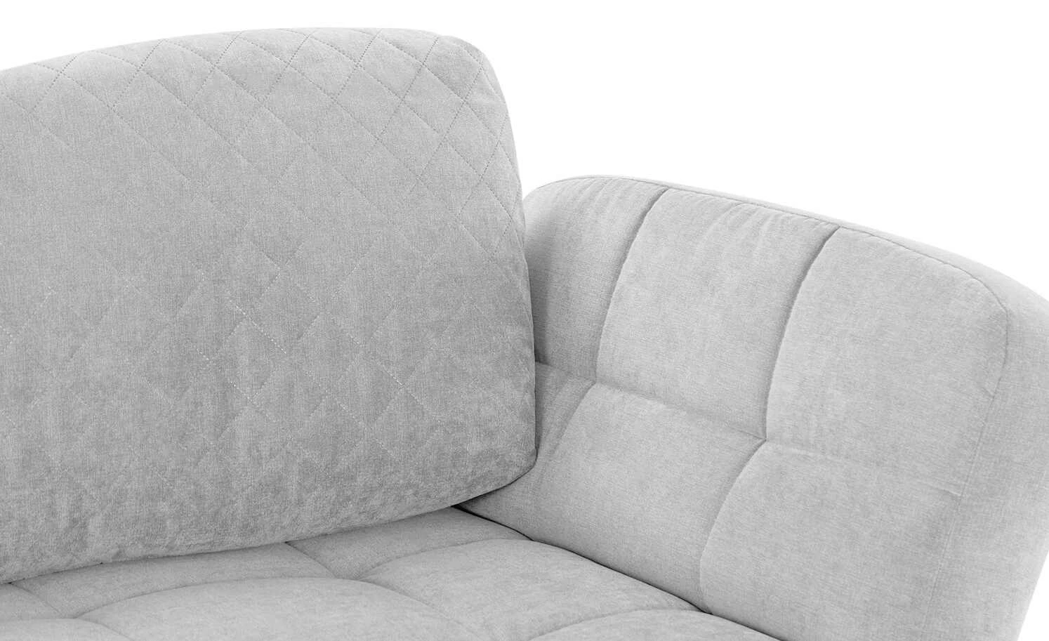 Liege Greta | Silber (Hellgrau) rechts Rückenkissen gesteppt 11 Liege Greta | Silber (Hellgrau) rechts Rückenkissen gesteppt – Bild 9