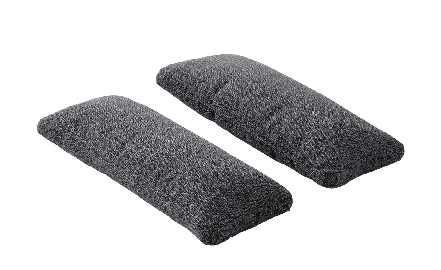 Armlehnenkissen, 2er-Set Genua | Anthrazit (Dunkelgrau) 5 Armlehnenkissen, 2er-Set Genua | Anthrazit (Dunkelgrau) – Bild 3