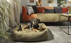 LABONI Hundebett Classic | Olive (Grün) M