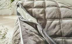 LABONI Hundebett Samt Classic | Stone (Grau) S -Polsterzubehör Verkäufe 2022 28401367 6 202108051259