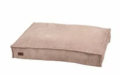 Designed by Lotte Liegekissen für Hunde Ribbed | Rosa M